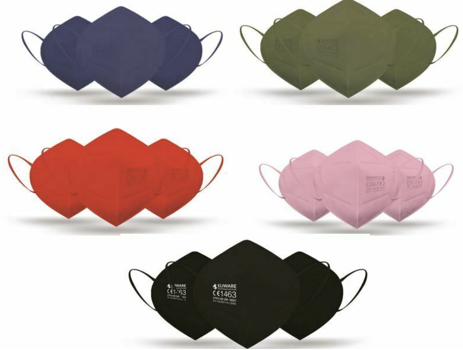 FFP 2 Maske Eliware (50 er Packung)