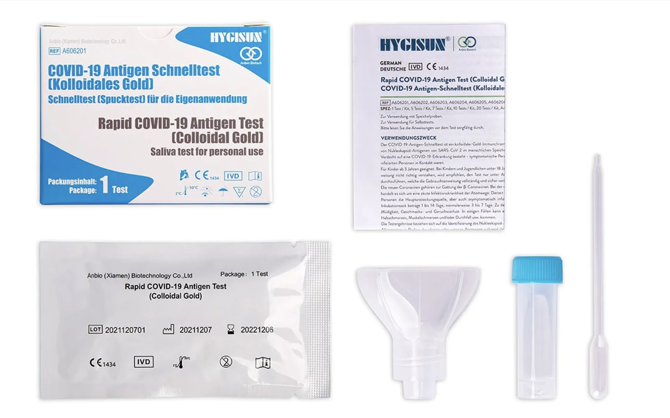 Hygisun Antigen Laienspucktest (1er)