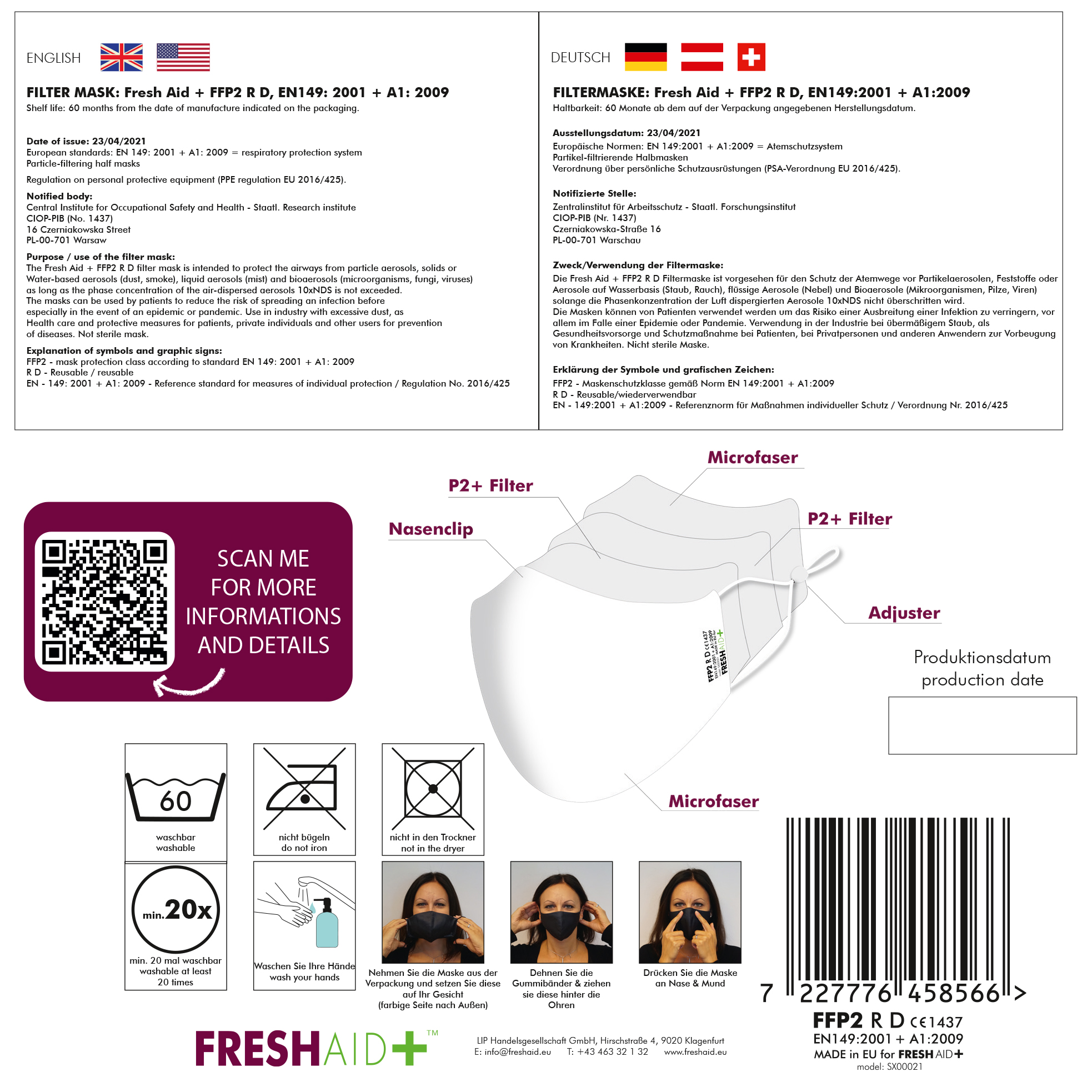 FFP 2 R Nano Komfortmaske 